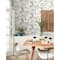 RoomMates White Vintage Poppy Peel & Stick Wallpaper